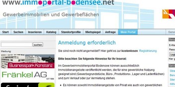 Screenshot Gewerbeimmobilien Bodensee