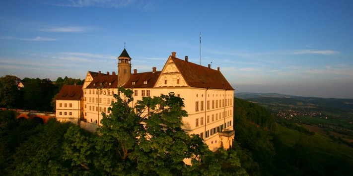 Blick auf Schloss