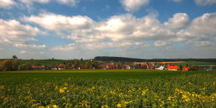 Blick auf Wintersulgen